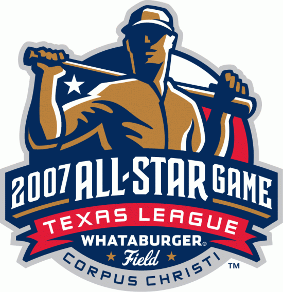 Texas League All-Star Game 2007 Primary Logo iron on transfers for T-shirts